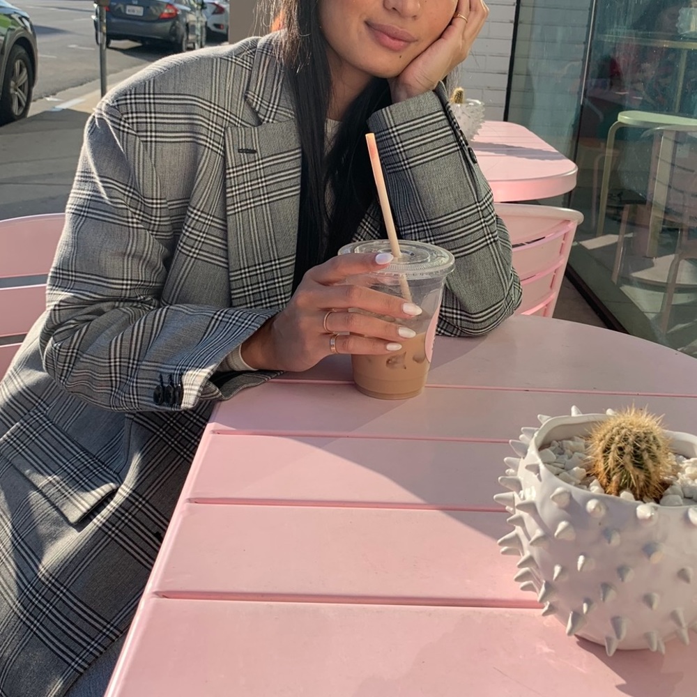 ❌SOLD❌Oversized Zara plaid Blazer